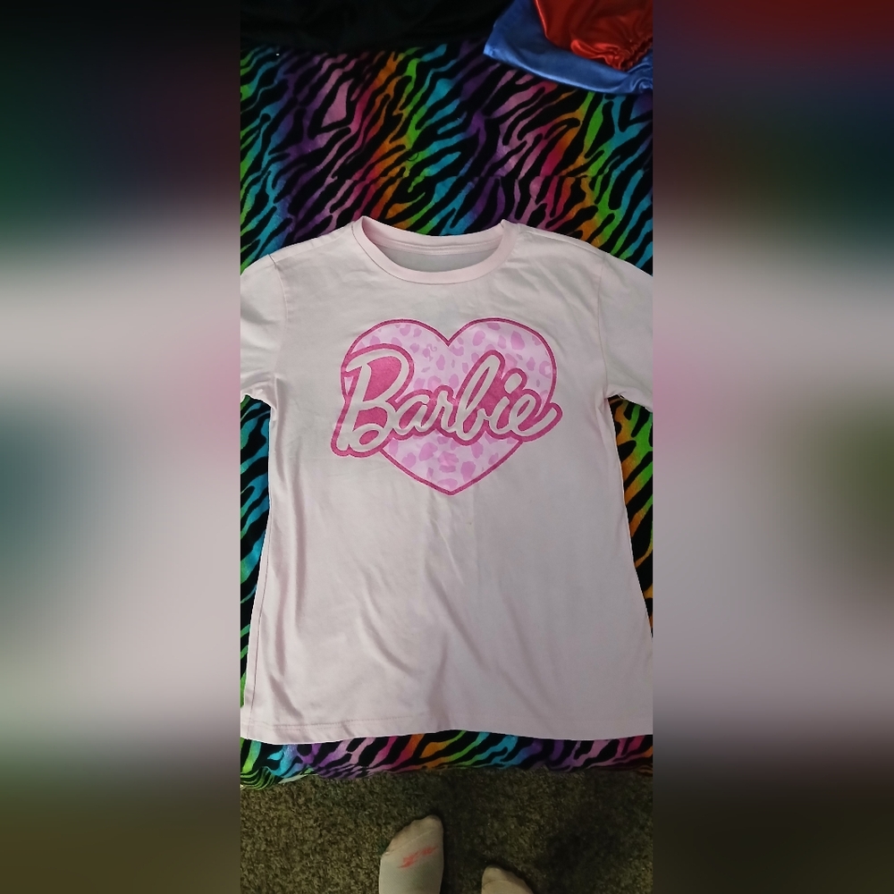 Barbie Pink Logo Kids T-Shirt